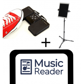 AirTurn DUO + TechAssist + MusicReader Bundel