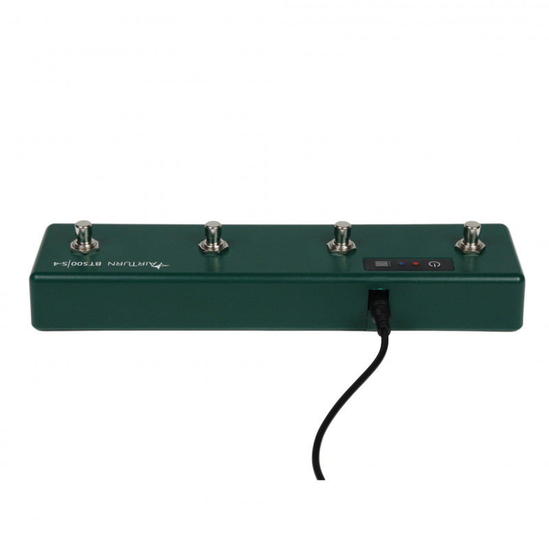 Pédale MIDI Sans Fil Rechargeable - 4 Boutons - Contrôle Via App CubeSuite - Compatible PC, IOS, Android