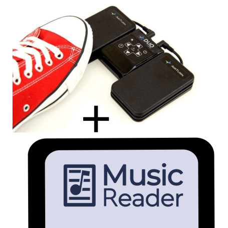 AirTurn DUO 500 + MusicReader Bundle