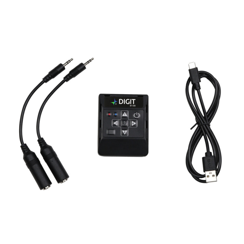 AirTurn Digit BT500 Bluetooth-Handfernbedienung – Für Präsentationen, Programmierbar, 200+ Stunden Akku