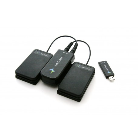 AirTurn AT-104 Wireless Dual Pedals für Mac und PC mit MusicReader Ein-Jahres-Abonnement